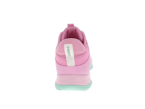 PB5star PB5 Court2 Women’s Pickleball Shoes - Lightweight Pickleball Sneakers for Women, Indoor and Outdoor Court Shoes with Specialized Lateral Support and Traction. Pink Multi