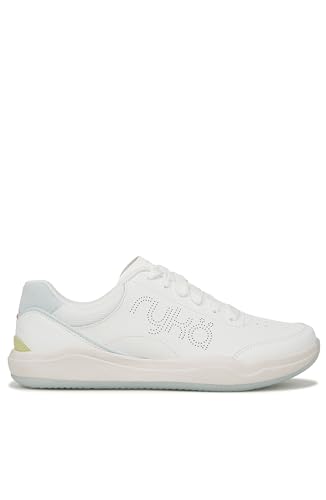 Ryka Womens Courtside Pickleball Sneakers White/Blue 10 M