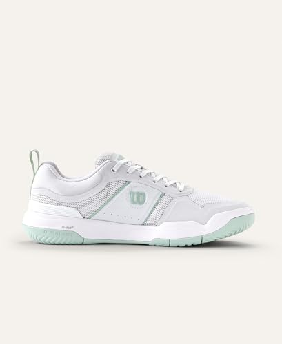 WILSON Pickle Pro Women's Pickleball Shoe - White/Surf Spray, Size 7.5 US