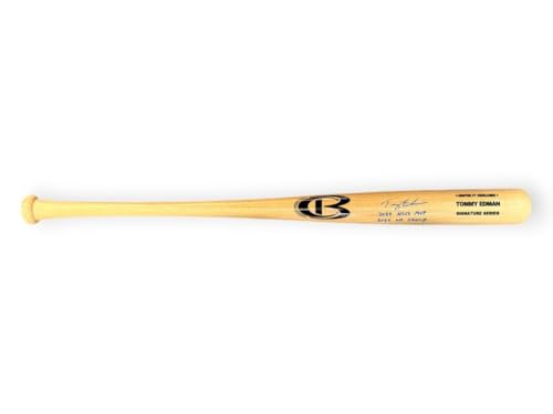 Tommy Edman Signed Baseball Bat "2024 NLCS MVP 2024 WS Champ" Dodgers Tristar