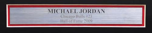 Michael Jordan Autographed Framed White Jersey "Best Wishes" JSA #YY39497
