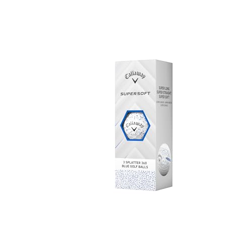 Callaway Golf Supersoft Golf Balls (2025, Blue Splatter)