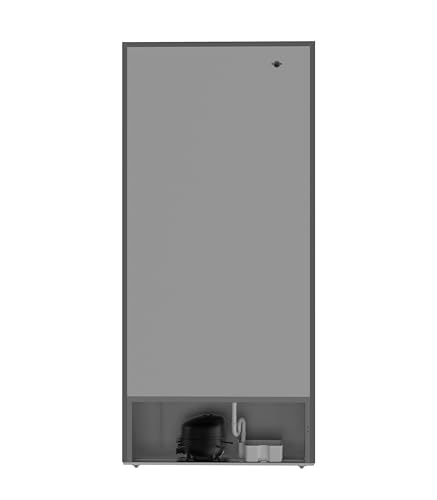 HAMILTON BEACH, Frost Free Top Mount 2 Door Apartment Size Refrigerator with Freezer, STAINLESS, 18 CU FT