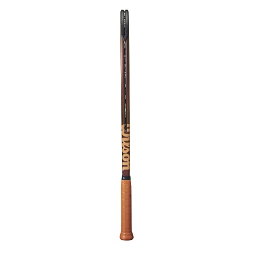 Wilson Pro Staff 97UL V14 Performance Tennis Racket - Grip Size 1-4 1/8", Strung with Sensation 16 Natural at Mid Range Tension
