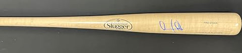 Andy Pages Los Angeles Dodgers Autographed Signed Blonde Baseball Bat BECKETT Witness Hologram Louisville Slugger