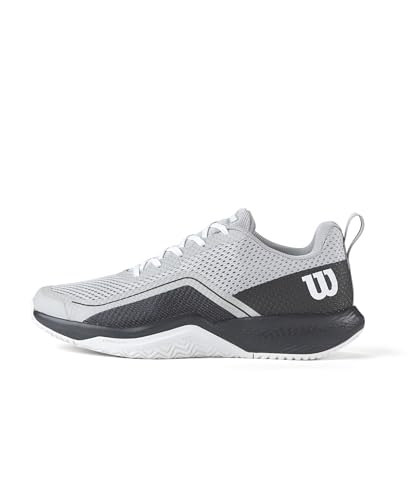 WILSON Rush Pro Lite Men's Tennis Shoe, Pearl Blue/Ebony/White, Size 10