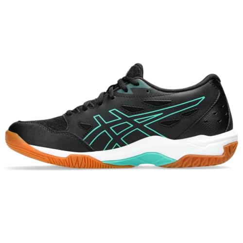 ASICS Women's Gel-Rocket 11 Volleyball Shoes, 9, Black/Illuminate Mint