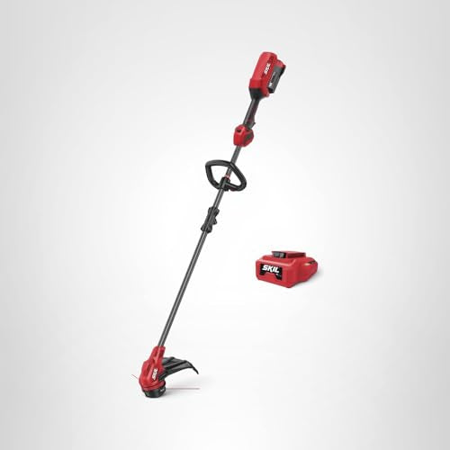 SKIL 40V 14 in.String Trimmer Kit with Twist Load Including 2.0Ah Battery and 60W Charger-LT1400C-11