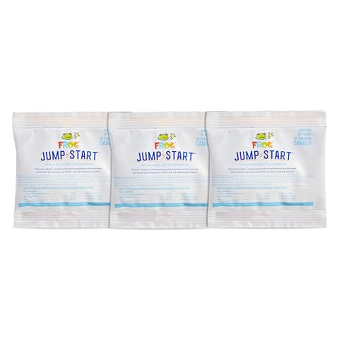 FROG Jump Start for Hot Tubs - Start-Up Chlorine Shock Removes Organic Contaminants & Establishes Chlorine Level - Hot Tub Set Up & Treatment - 3 Pack