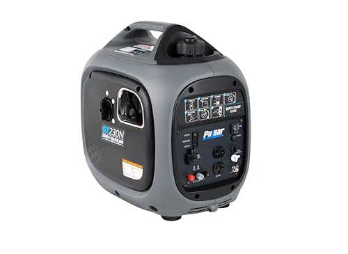 Pulsar 2,300W Portable Gas-Powered Quiet Inverter Generator for Home Emergency Backup, Parallel Capability, With USB Outlet, Long Run Time, GX230N