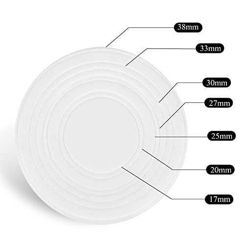 Utron 60P Clear Plastic Coin Capsules, Dollar Coin Holder, 40mm Silver Coin Storage for Collectors, Morgan Silver Dollar Coin Holders with Adjustable Gasket (17/20/25/27/30/33/38/40mm)