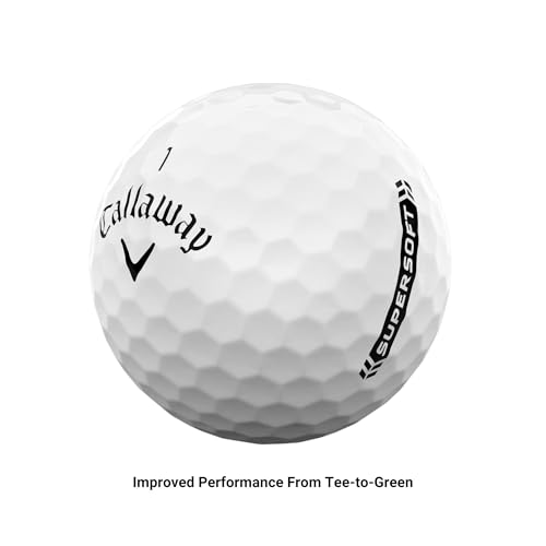 Callaway Golf Supersoft Golf Balls (2023, White)