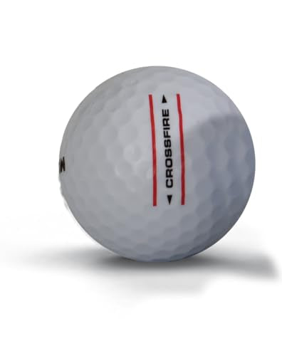 NITRO Crossfire Golf Balls- 45 Pack- White- Pure Spin Technology- USGA Approved