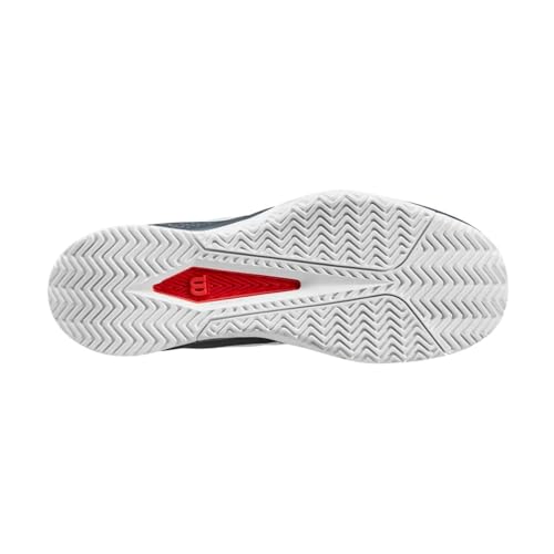 WILSON Rush Pro Lite Men's Tennis Shoe, Pearl Blue/Ebony/White, Size 10