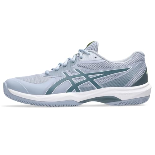 ASICS Men's Game FlyteFoam Tennis Shoes, 11.5, Grey Blue/IRONCLAD