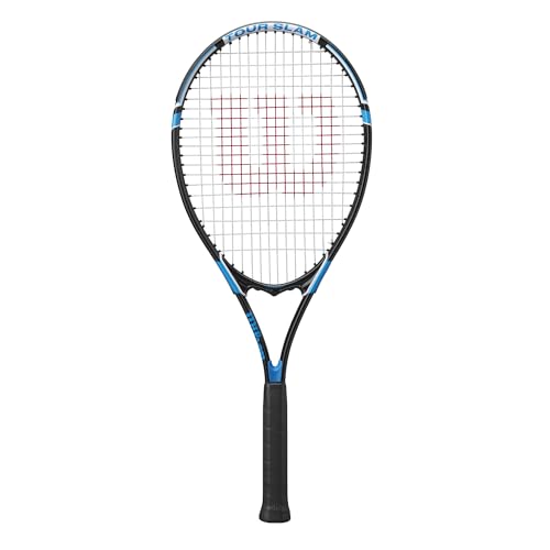 Wilson Tour Slam Adult Tennis Racquet Black/Blue - Grip Size 2-4 1/4"