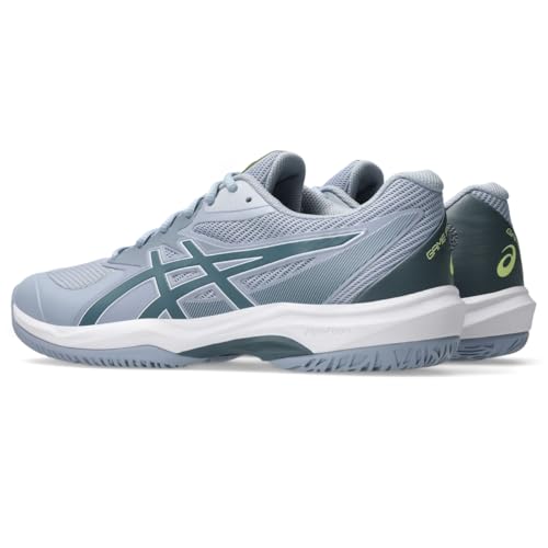 ASICS Men's Game FlyteFoam Tennis Shoes, 11.5, Grey Blue/IRONCLAD