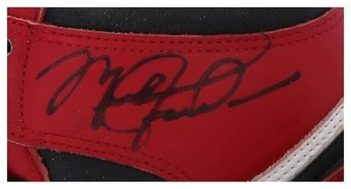 Michael Jordan 1985 Air Jordan 1 Game Used Signed Sneakers Rookie MEARS, JSA COA - Autographed NBA Sneakers