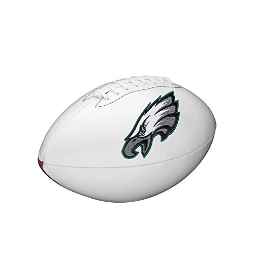 WILSON NFL Live Signature Autograph Football - Official Size, Philadelphia Eagles