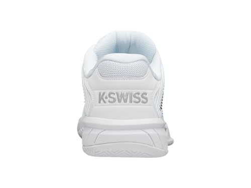 K-Swiss Women's Hypercourt Express 2 Tennis Shoe - Wide Width Pickleball Sneakers White/Black