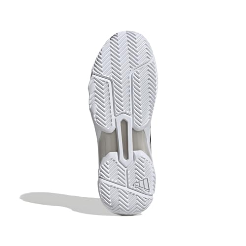 Adidas Men's CourtJam Control 3, White/Black/Grey, 11.5