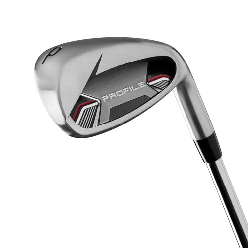 Wilson Men's Profile Complete Golf Set with Stand Bag - Right Hand, Tall, Regular, Red/Black/Silver