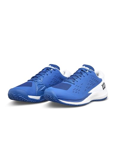 WILSON Men's Sneaker, Deja Vu Blue/White/Black, 12.5