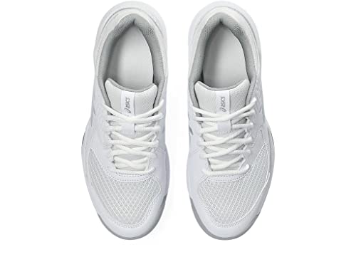ASICS Women's Gel-Dedicate 8 Tennis Shoes, 9, White/Pure Silver