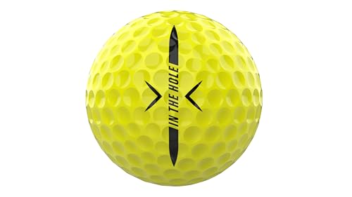 P*ss M*ssile Distance Golf Balls, Dozen - 4-Layer Design, High-Compression Core, and Surlyn Cover - Lower Spin & Ideal Trajectory for Longer, Straighter Shots (Yellow)