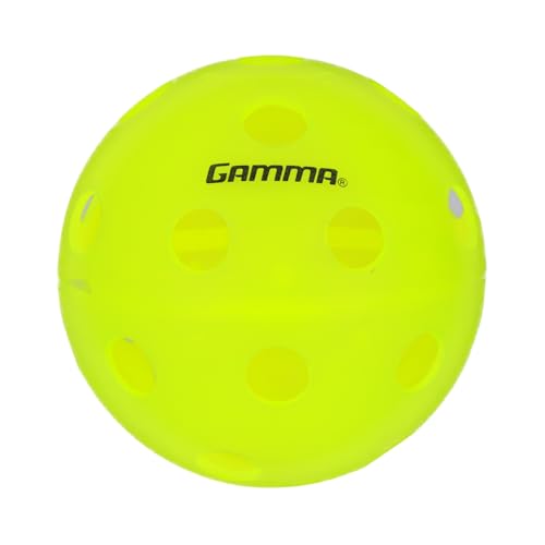 Gamma Sports Photon Indoor Pickleball Balls, USAPA Approved, Pickleball Accessories, Pack of 03