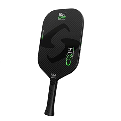 Gearbox CX14E Ultimate Power Elongated Pickleball Paddle, Green, 3 5/8''