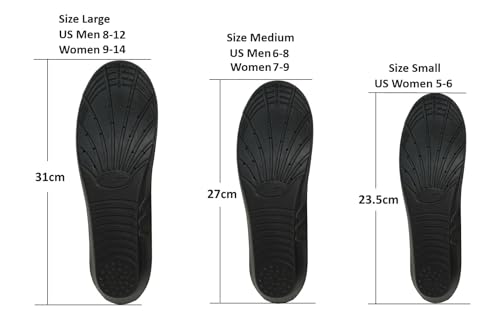 Happystep Memory Foam Insoles with Arch Support, Cushioning, and Shock Absorption - Relieve Plantar Fasciitis and Foot Pain, Comfort Everyday Shoe Insoles for Men & Women (US M: 6-8 or W: 7-9)