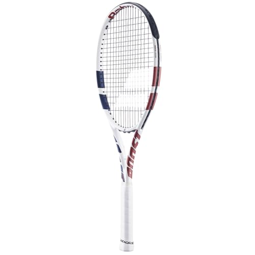 Babolat Boost Drive Strung Tennis Racquet, White (4 1/4" Grip)