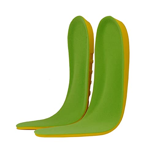 1 Pair Wide Fit Insoles Plantar Fasciitis Orthotics PU Memory Foam Comfort Shoe Inserts for Men and Women, Cushioned Arch Support, Shock Absorption and Foot Pain Relief (US Men Size 13-15)