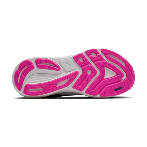 Brooks Women’s Revel 8 Neutral Running & Walking Shoe - White/Moonlight/Pink - 7 Medium