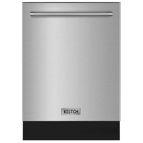 KOSTCH 24 inch Built-In Dishwasher,Top Control 8 Wash Programs Slide In DishWasher Machine with Third Rack,Large Capacity 15 Place Settings, ENERGY STAR Certified, 45-dBA Ultra-Quiet (Stainless Steel)