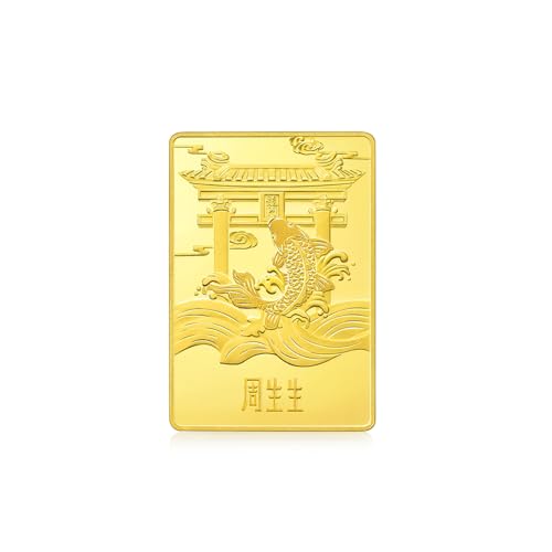 CHOW SANG SANG 999.9 24K Solid Gold Chinese Gifting Collection New Year Zodiac Ingot for Women and Men 955419 Price-by-Weight Approx. 5 Grams Gold
