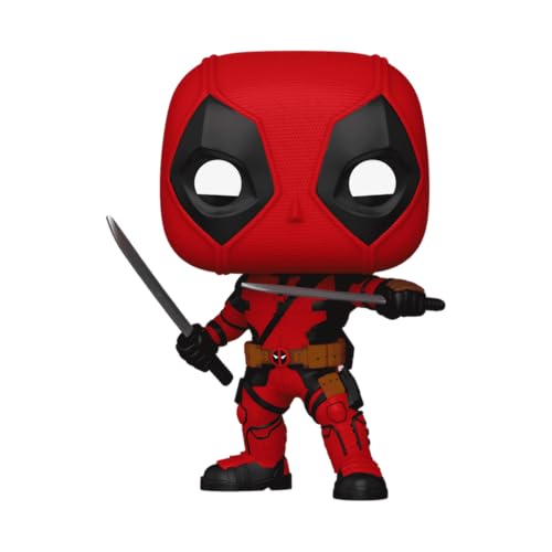 Ryan Reynolds Deadpool 3#1362 Facsimile Signed Reprint Laser Autographed Funko POP! Movies Marvel Universe Figurine with Protector Case
