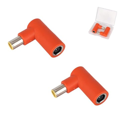 2 Pcs DC 8020 to DC 7909 Adapter, 90 Degree Solar Panel Connector Adapter Compatible with Bluetti EB3A/EB70/EB70S/AC180 & Jackery 240/290/300/500/550/1000 Portable Power Station Accessories