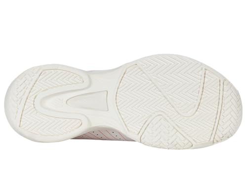 K-Swiss Women's Court Express Pickleball Shoe, Cloud Dancer/Blossom/Raspberry Sorbet, 8.5 M