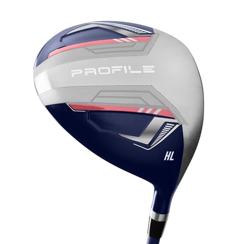 Wilson Women's Profile Complete Golf Set with Cart Bag - Right Hand, Petite, Ladies, Navy/Rose Gold/Silver