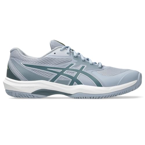 ASICS Men's Game FlyteFoam Tennis Shoes, 11.5, Grey Blue/IRONCLAD
