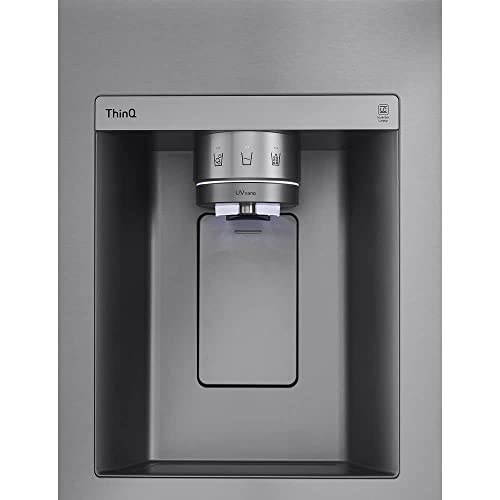 27 cu. ft. Side by Side Smart Refrigerator w/InstaView and Craft Ice in PrintProof Stainless Steel