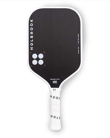 Holbrook Power Pro Elite Pickleball Paddle: USAPA Approved, Carbon Fiber Surface, Power, Control, Spin, Edgecraft Foam Polypropylene Honeycomb Core - 16mm