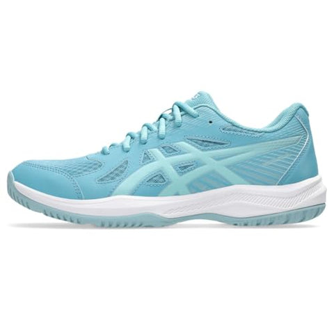 ASICS Men's Upcourt 6 Volleyball Shoes, 10.5, Stillwater/Ocean Decay