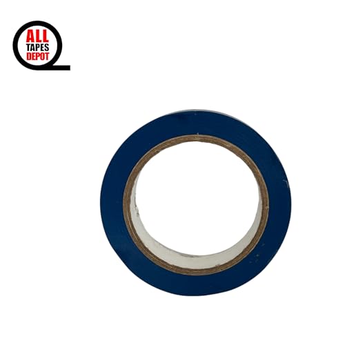 ALL TAPES DEPOT Blue Vinyl Pinstriping Tape, 1 inch x 36 Yards Pack of 1 roll– Ideal for Pickleball Court Lines, Floor Marking, Crafts, Boats, Vehicles, and More