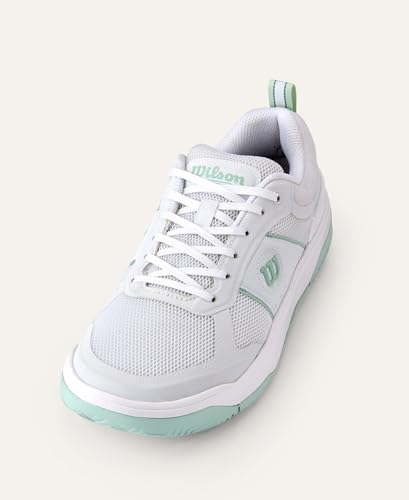 WILSON Pickle Pro Women's Pickleball Shoe - White/Surf Spray, Size 10.5 US