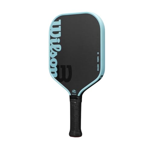 Wilson Tempo 16mm Pickleball Paddle - Grip Size 2-4 1/4", Black/Blue