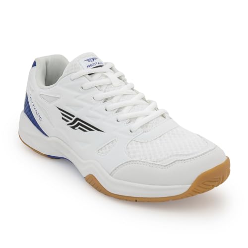 Red Tape Men's White Athletic Sneaker Lightweight Casual Shoes for Pickleball, Racquetball, Walking, Travel, Outdoor Adventure & Daily Sports Soft Insole, Non-Slip Rubber Sole, Breathable Mesh Comfort
