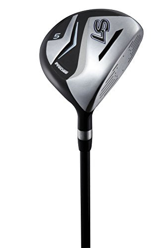 Precise S7 Complete Golf Club Set for Men - Right Handed Tall Mens Golf Clubs Full Set w/Driver, Woods, Hybrid, Irons, Putter, Wedge, Stand Bag & Headcovers - Beginner Friendly Package - Black/Blue